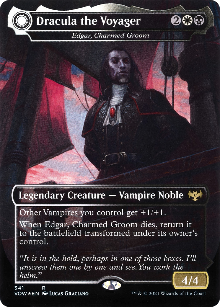 Edgar, Charmed Groom // Edgar Markov's Coffin - Dracula the Voyager // Casket of Native Earth [Innistrad: Crimson Vow]-3