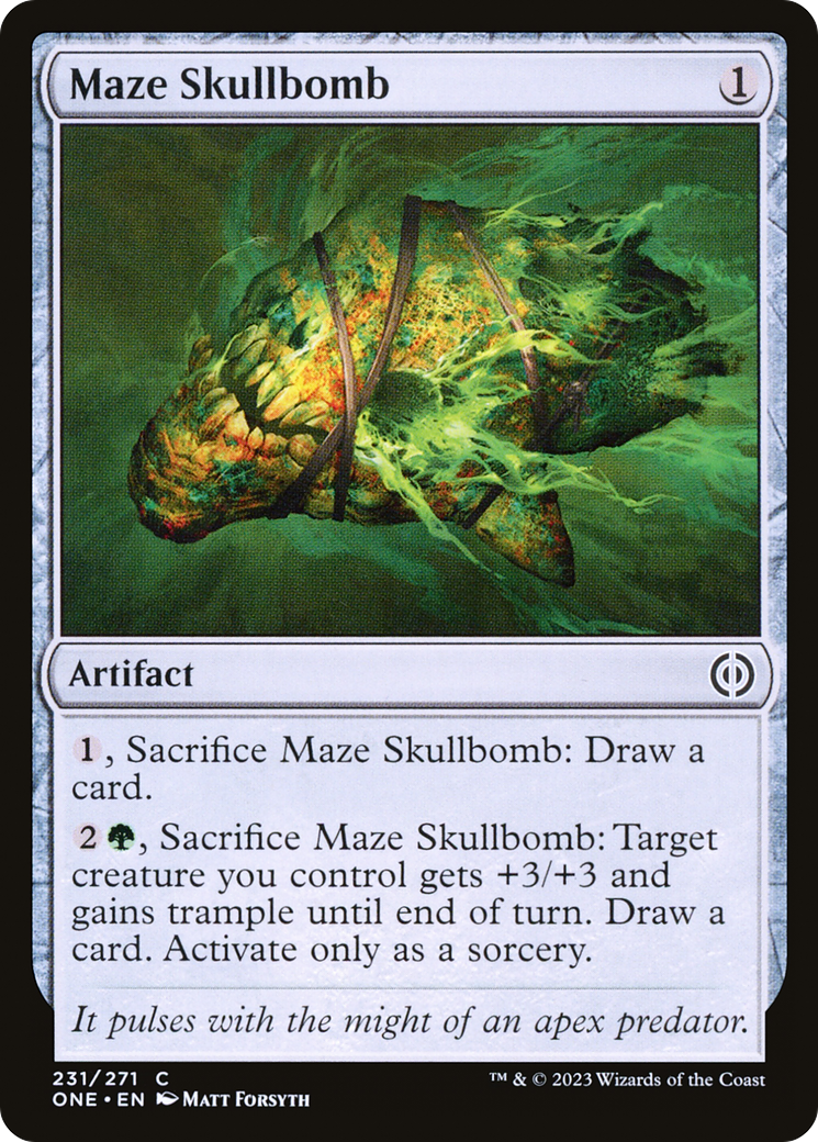 Maze Skullbomb [Phyrexia: All Will Be One]-1