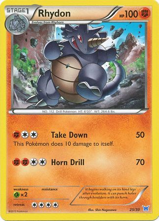Rhydon (25/30) [XY: Trainer Kit 2 - Latios]-1
