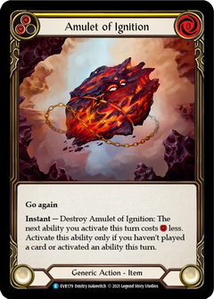 Amulet of Ignition [EVR179] (Everfest)  1st Edition Cold Foil-2