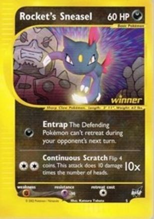 Rocket's Sneasel (5) (Winner) [Best of Promos]-1