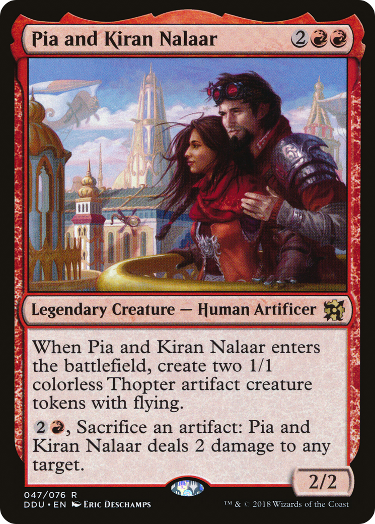 Pia and Kiran Nalaar [Duel Decks: Elves vs. Inventors]-1