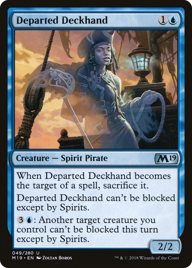 Departed Deckhand [Core Set 2019]-1