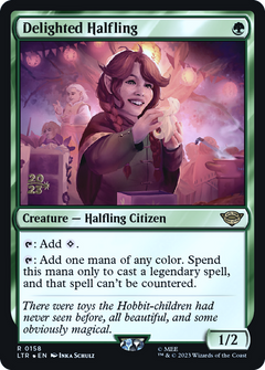 Delighted Halfling [The Lord of the Rings: Tales of Middle-Earth Prerelease Promos]-1