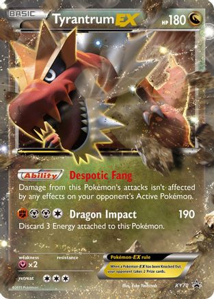 Tyrantrum EX (XY70) [XY: Black Star Promos]-1