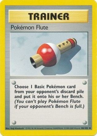 Pokemon Flute (86/102) [Base Set Unlimited]-1