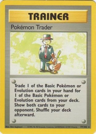 Pokemon Trader (77/102) [Base Set Unlimited]-1
