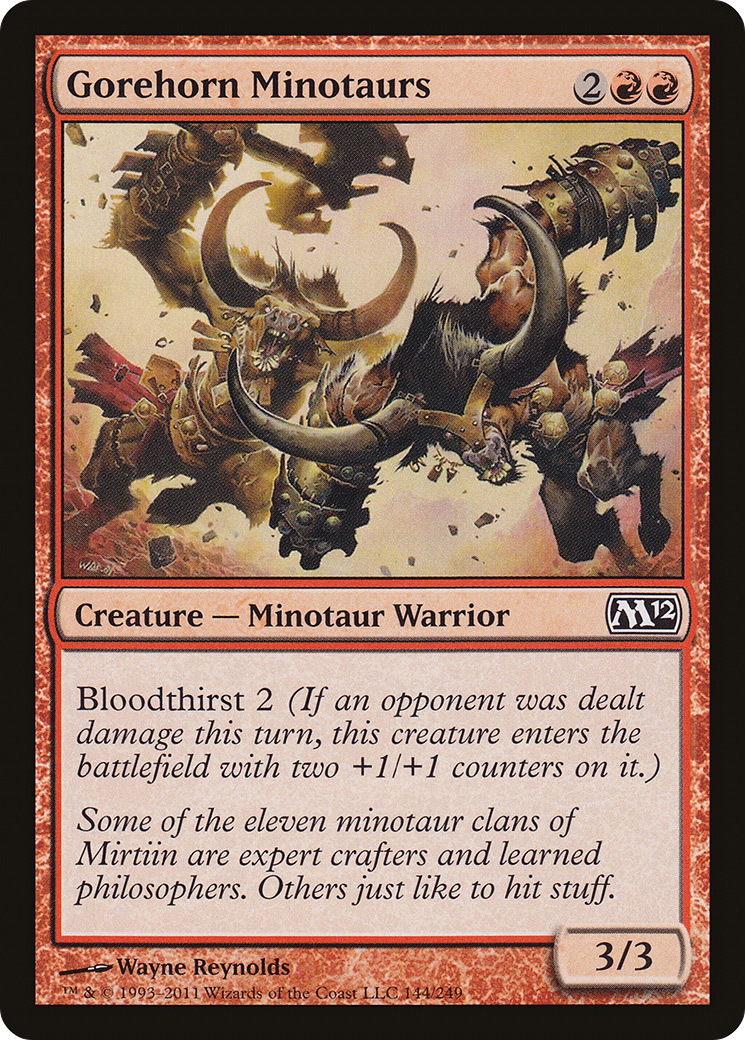 Gorehorn Minotaurs [Magic 2012]-1