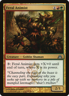 Feral Animist [Dragon's Maze]-1