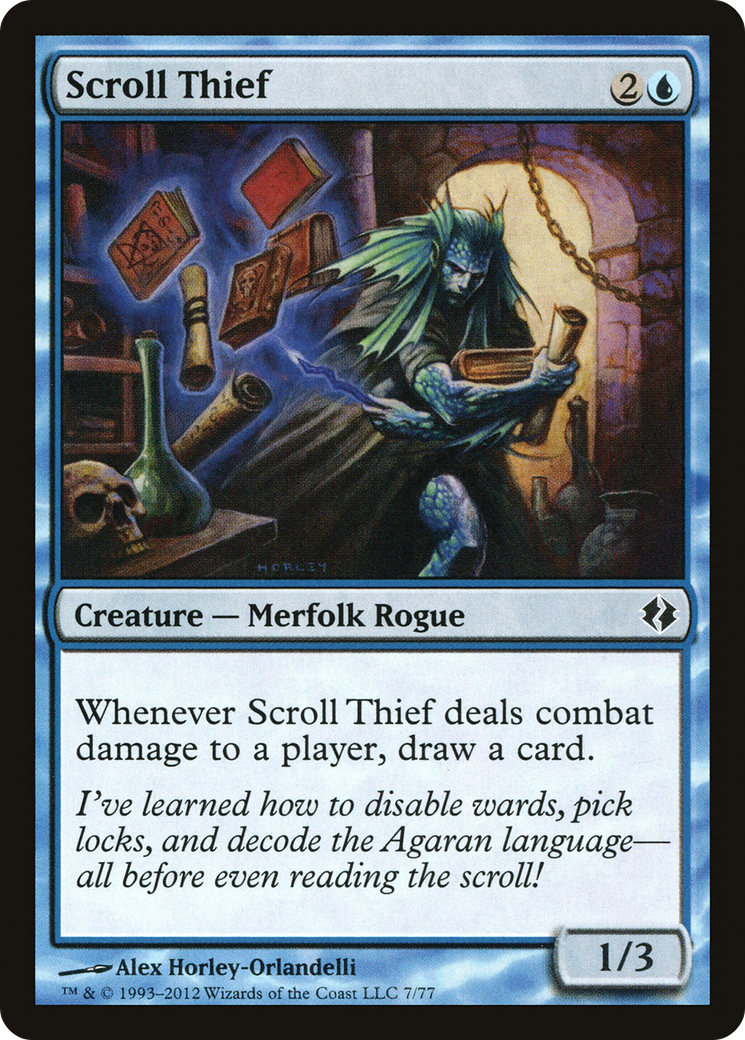 Scroll Thief [Duel Decks: Venser vs. Koth]-1