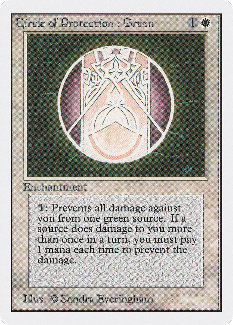 Circle of Protection: Green [Unlimited Edition]-1