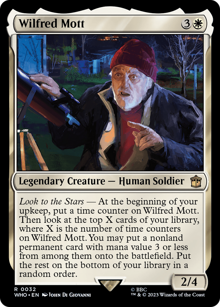 Wilfred Mott (WHO-032) - Doctor Who Foil-1