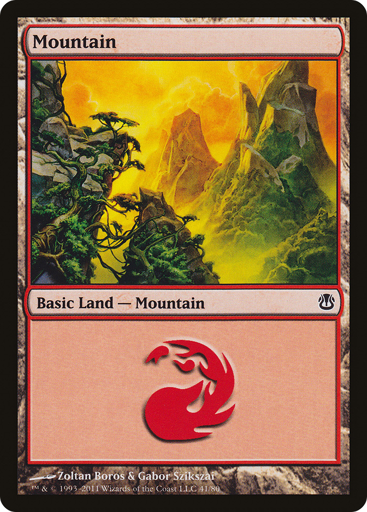 Mountain (41) [Duel Decks: Ajani vs. Nicol Bolas]-1