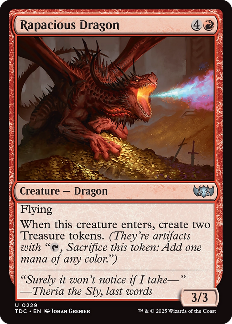 Rapacious Dragon [Tarkir: Dragonstorm Commander]-1