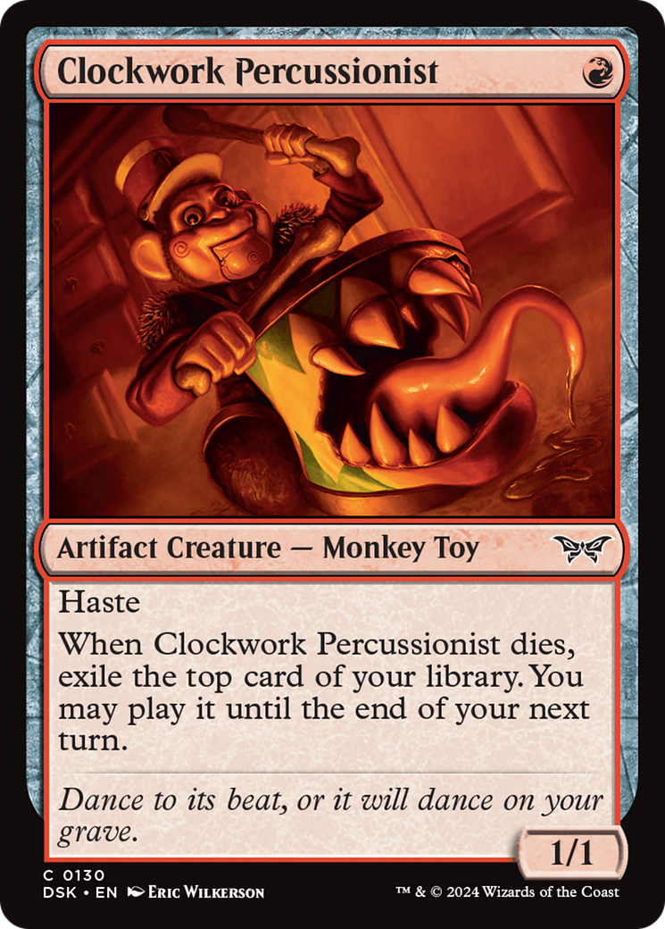 Clockwork Percussionist (0130) [Duskmourn: House of Horror]-1