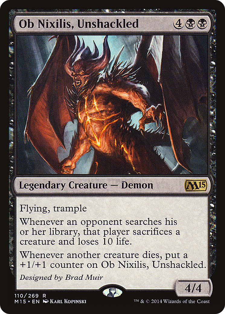 Ob Nixilis, Unshackled [Magic 2015]-1