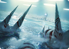 Seachrome Coast Art Card [Phyrexia: All Will Be One Art Series]-1
