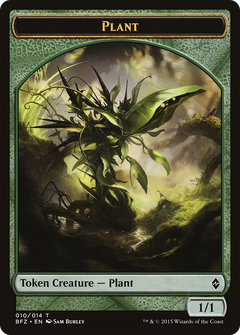 Plant Token [Battle for Zendikar Tokens]-1