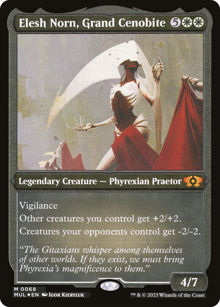 Elesh Norn, Grand Cenobite (Foil Etched) [Multiverse Legends]-1