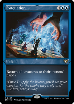 Evacuation (CMM-487) - Commander Masters Etched Foil-1