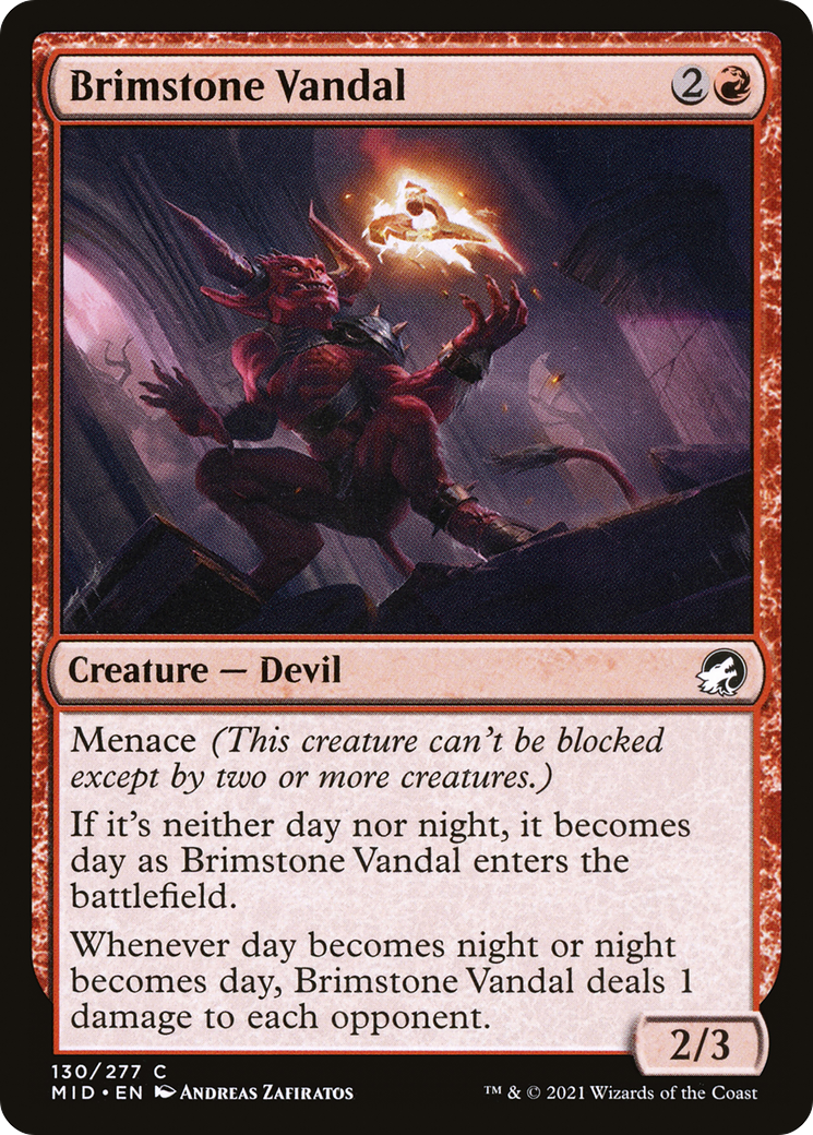 Brimstone Vandal [Innistrad: Midnight Hunt]-1
