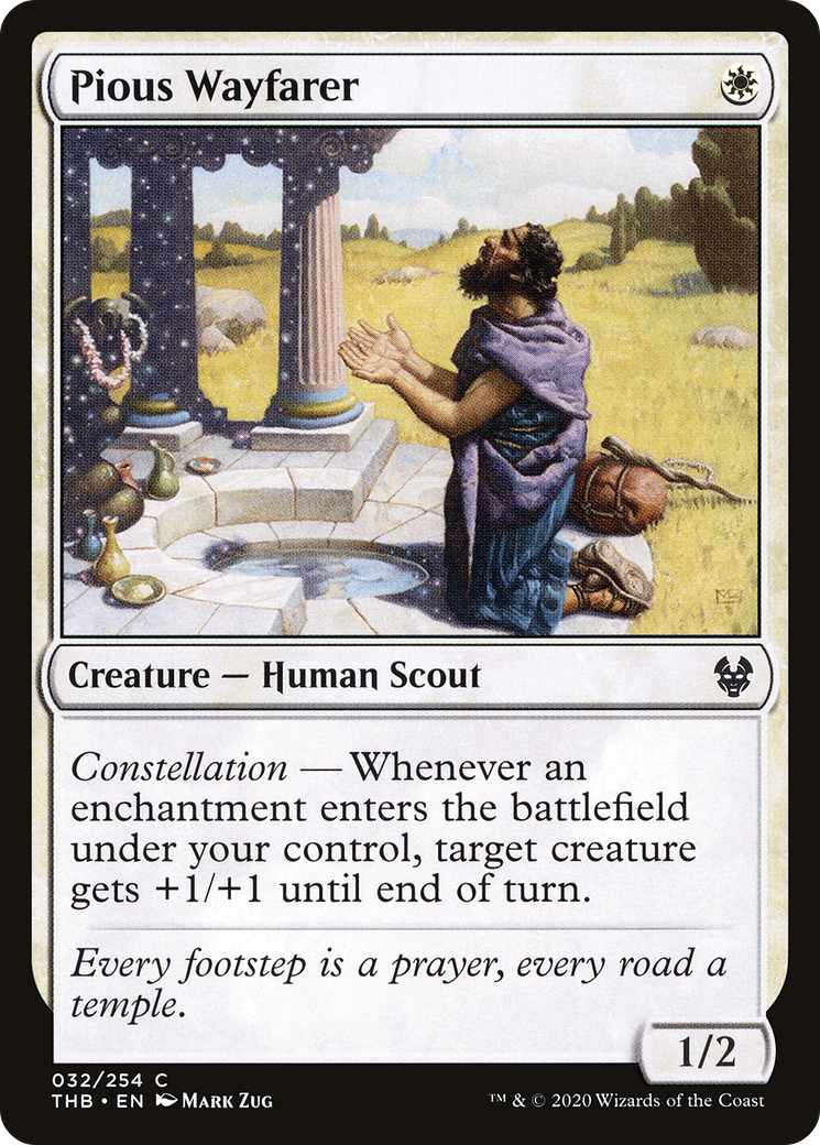 Pious Wayfarer [Theros Beyond Death]-1