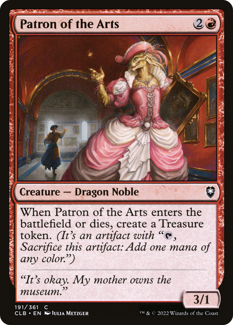 Patron of the Arts [Commander Legends: Battle for Baldur's Gate]-1