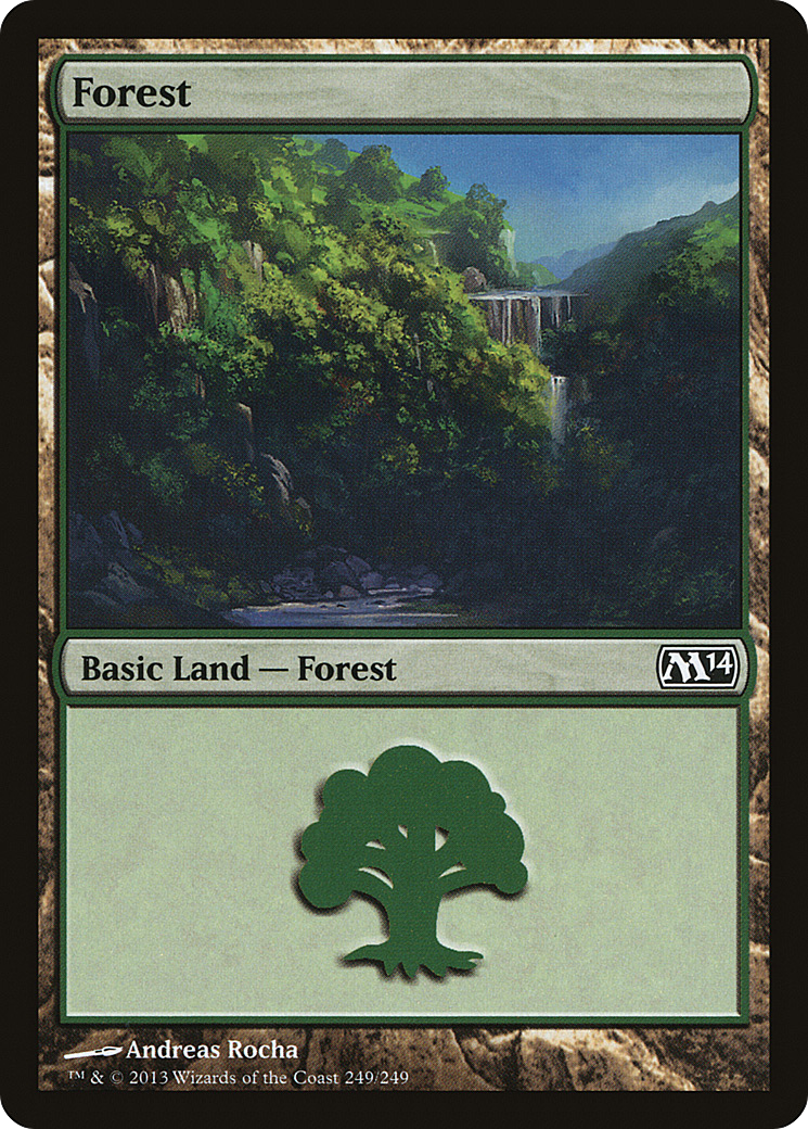 Forest (249) [Magic 2014]-1