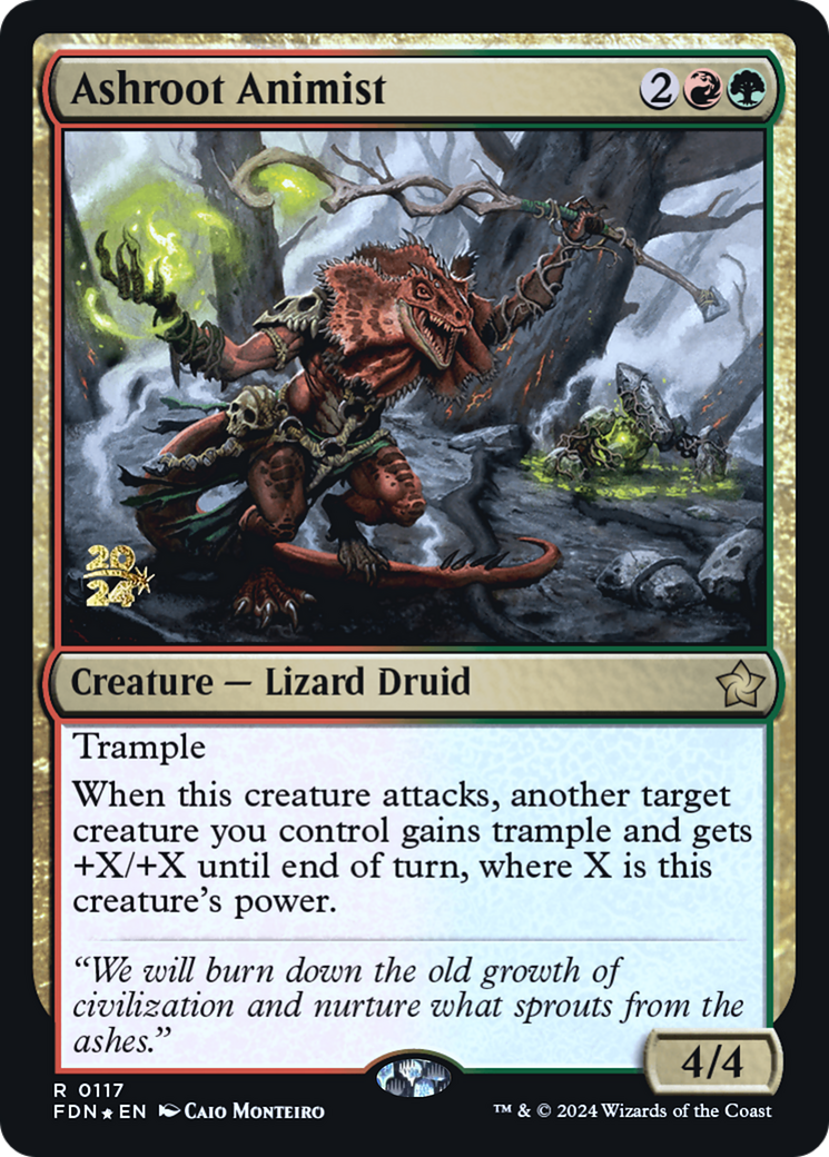 Ashroot Animist [Foundations Prerelease Promos]-1