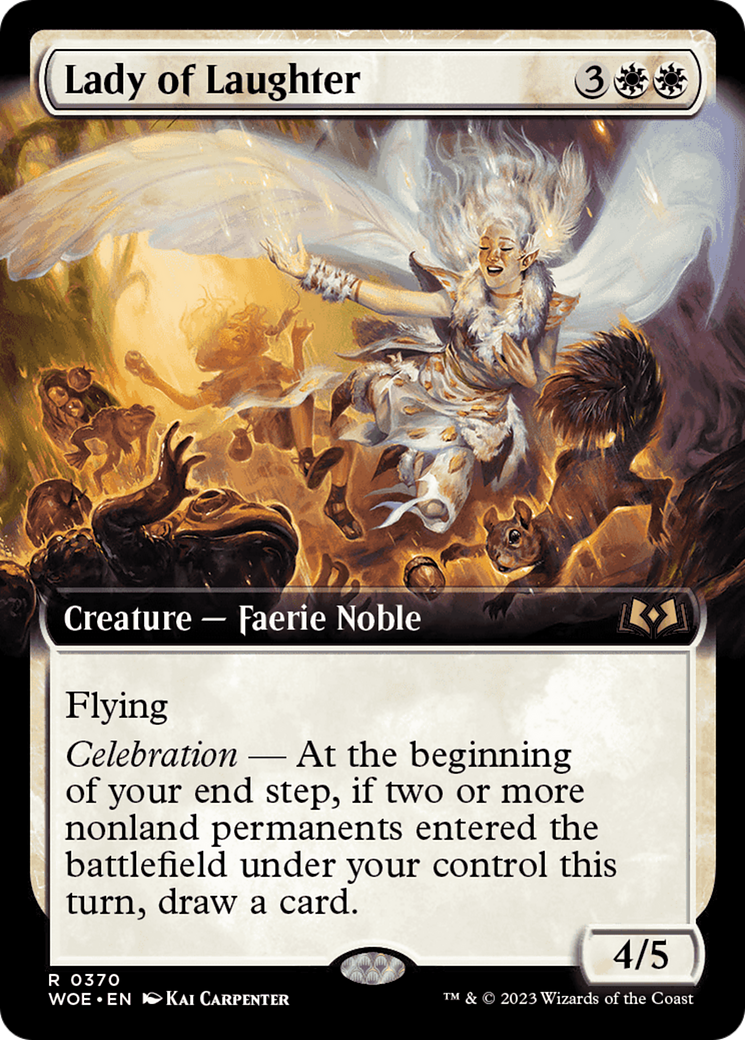 Lady of Laughter (Extended Art) [Wilds of Eldraine]-1