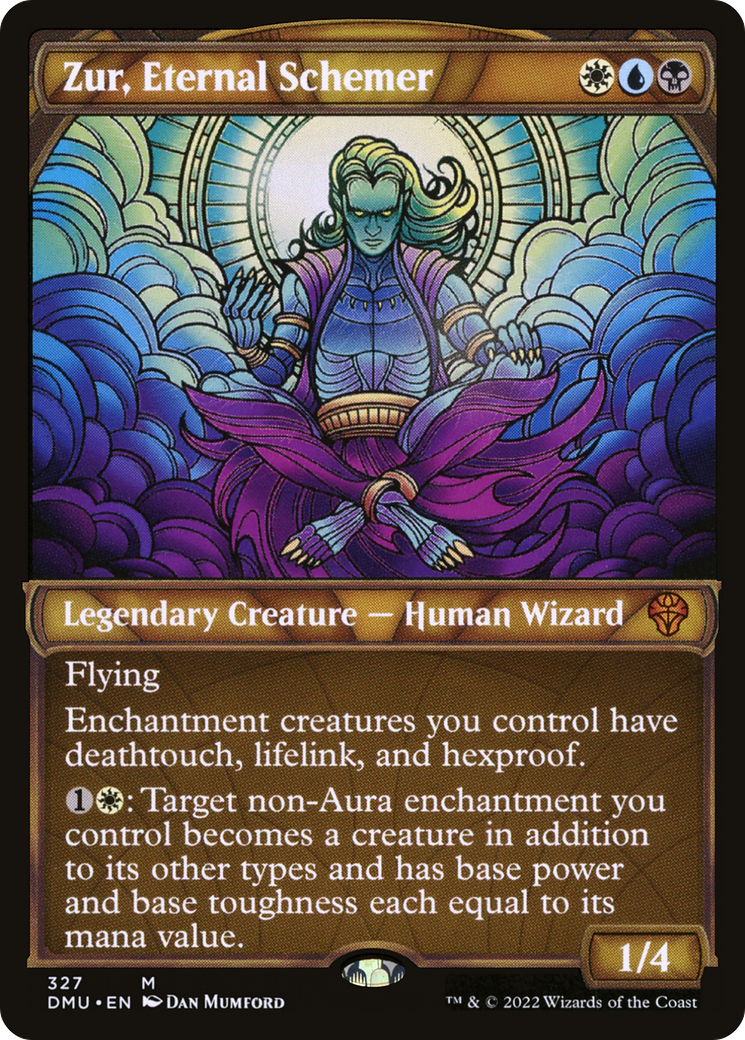Zur, Eternal Schemer (Showcase) (DMU-327) - Dominaria United: (Showcase)-1