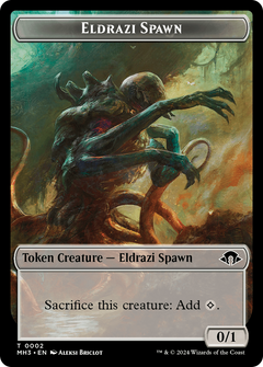 Eldrazi Spawn // Plant Double-Sided Token [Modern Horizons 3 Tokens]-1
