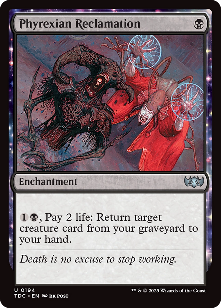 Phyrexian Reclamation [Tarkir: Dragonstorm Commander]-1