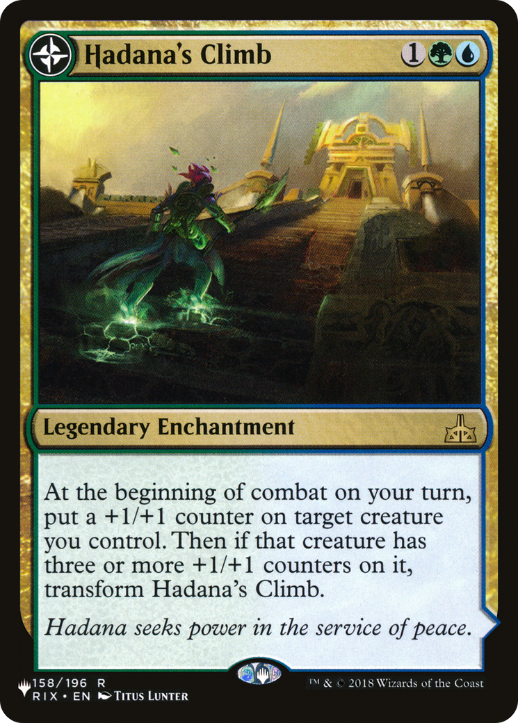Hadana's Climb // Winged Temple of Orazca [Secret Lair: From Cute to Brute]-1