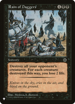 Rain of Daggers [The List]-1