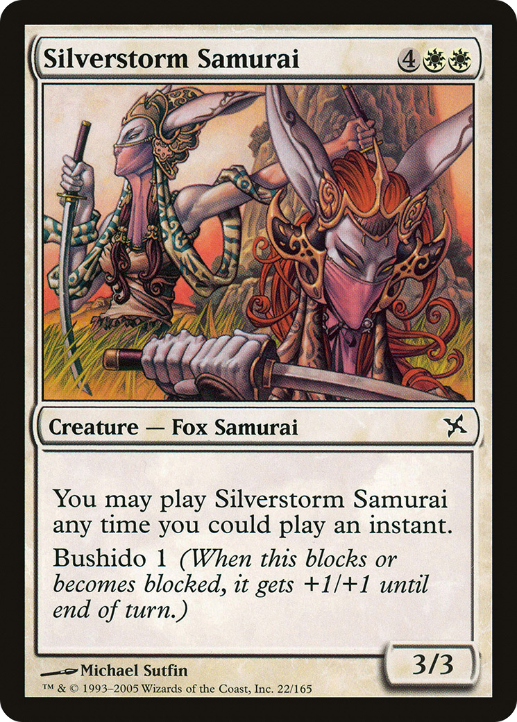 Silverstorm Samurai [Betrayers of Kamigawa]-1