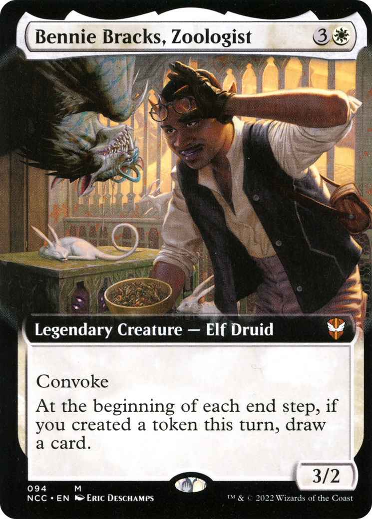 Bennie Bracks, Zoologist (Extended Art) [Streets of New Capenna Commander]-1