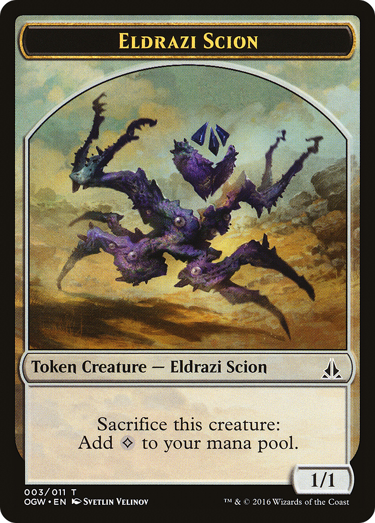 Eldrazi Scion Token (003/011) [Oath of the Gatewatch Tokens]-1
