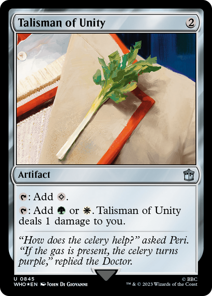 Talisman of Unity (Surge Foil) [Doctor Who]-1
