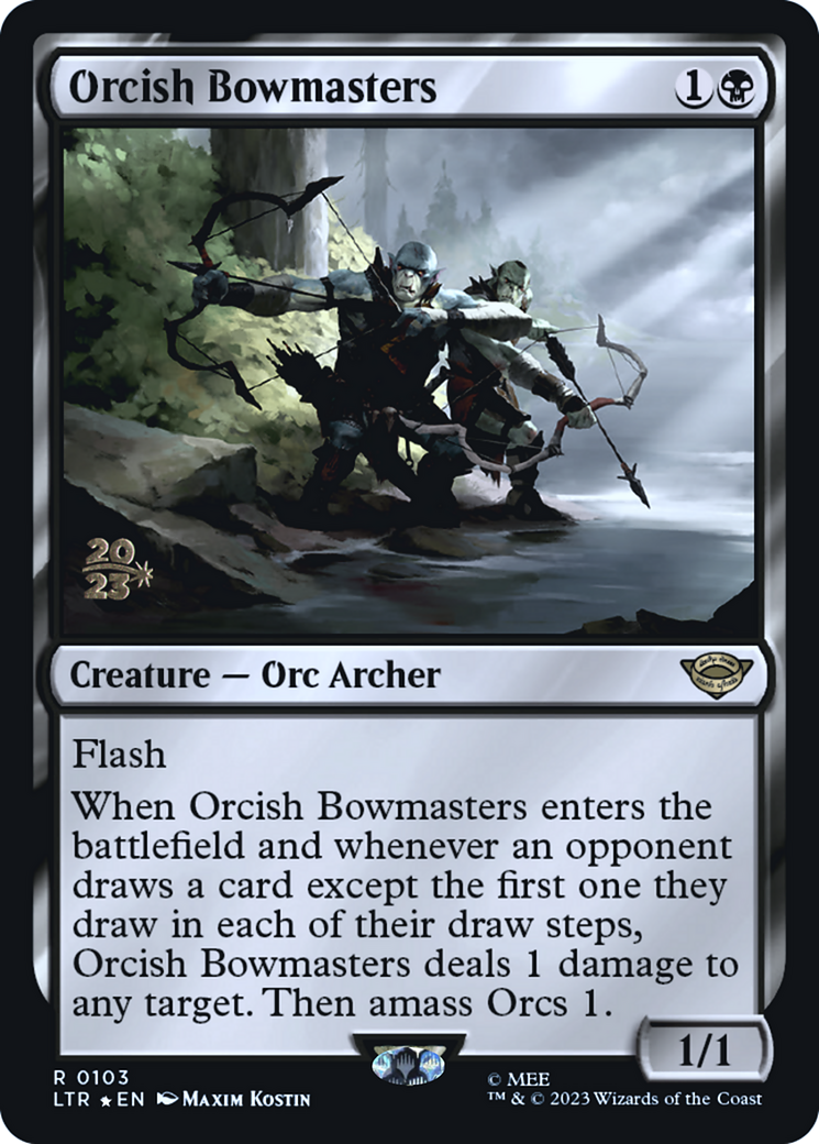 Orcish Bowmasters [The Lord of the Rings: Tales of Middle-Earth Prerelease Promos]-1