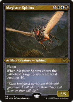 Magister Sphinx (Foil Etched) [Double Masters 2022]-1