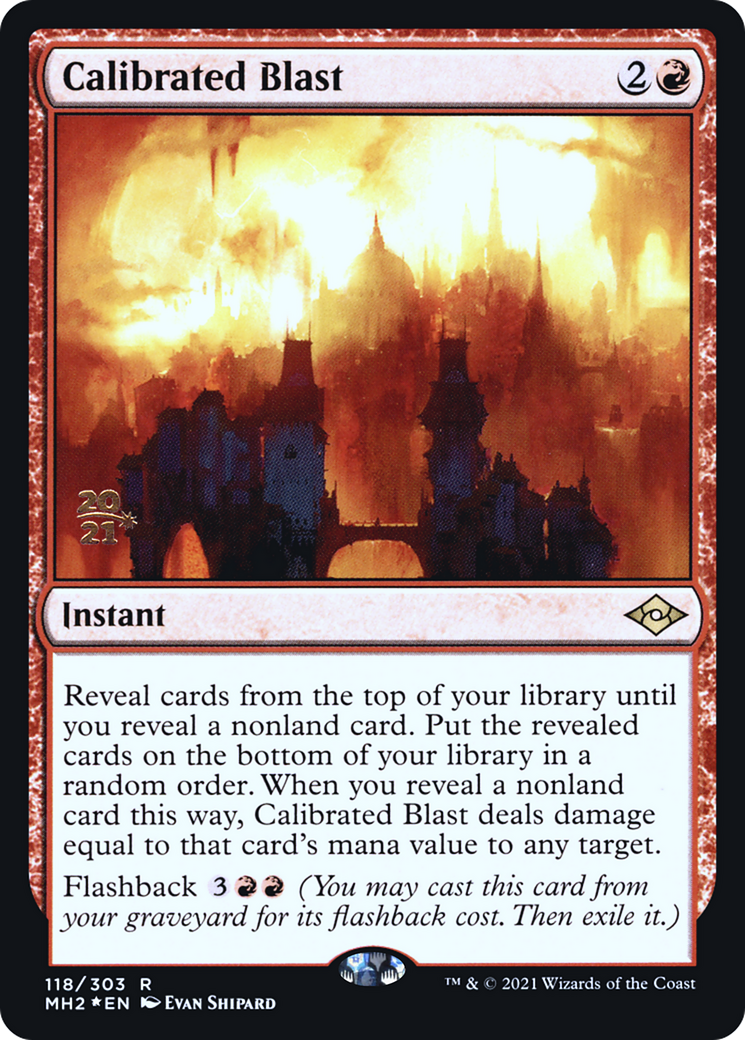 Calibrated Blast [Modern Horizons 2 Prerelease Promos]-1