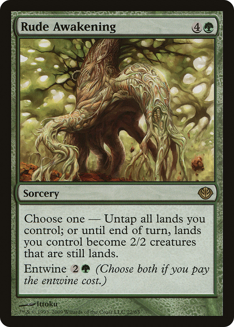 Rude Awakening [Duel Decks: Garruk vs. Liliana]-1