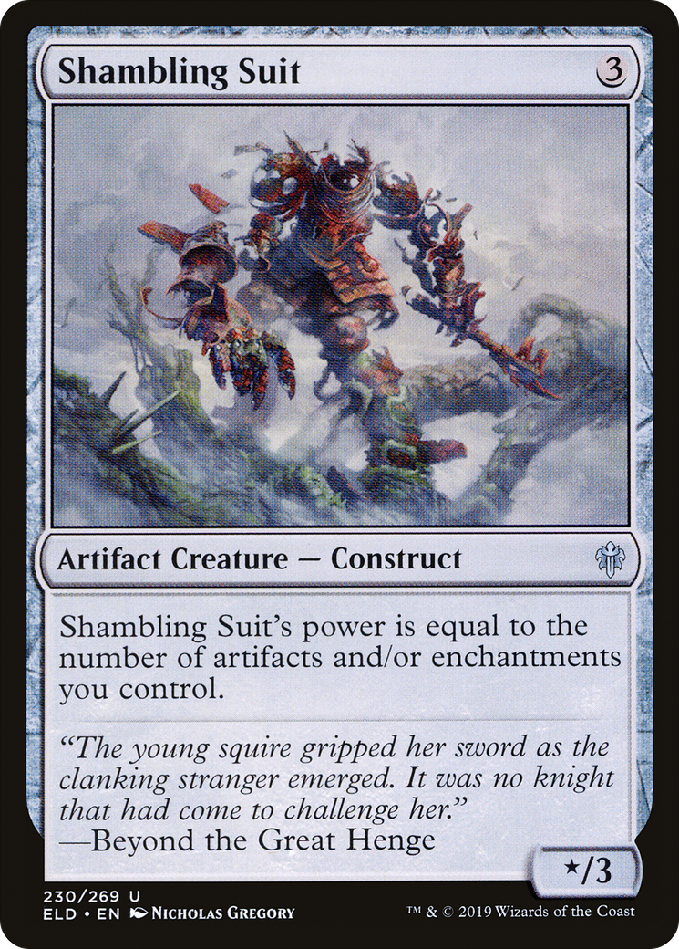 Shambling Suit [Throne of Eldraine]-1