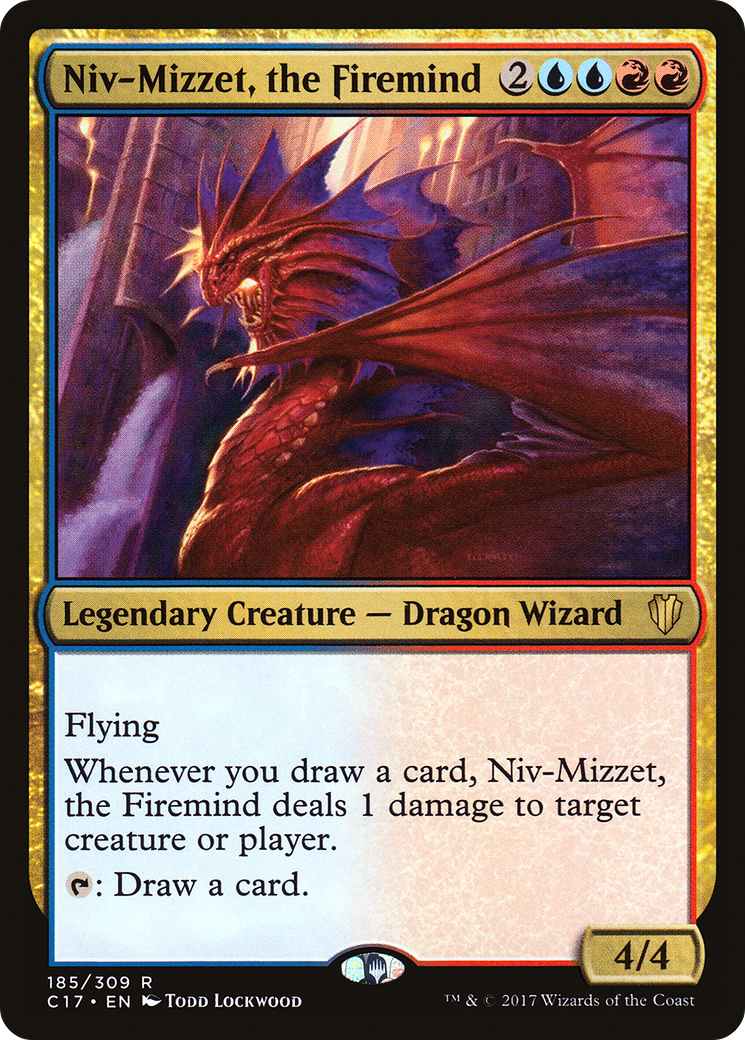 Niv-Mizzet, the Firemind [Commander 2017]-1
