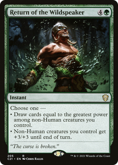 Return of the Wildspeaker [Commander 2021]-1