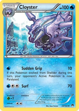 Cloyster (24/122) [XY: BREAKpoint]-1