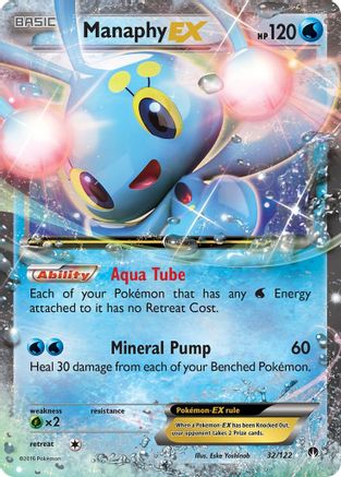 Manaphy EX (32/122) [XY: BREAKpoint]-1
