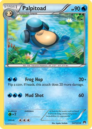 Palpitoad (34/122) [XY: BREAKpoint]-1