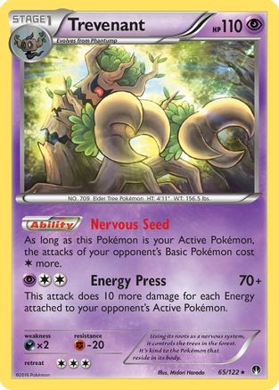 Trevenant (65/122) [XY: BREAKpoint]-1